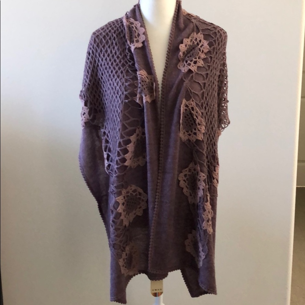NWT oversized woolen Crochet scarf 🧣 💝
